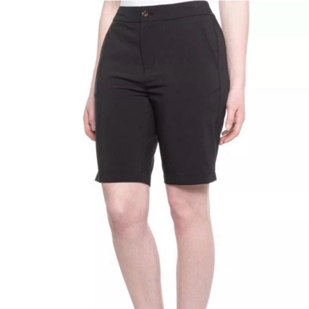 Tommy Bahama Women's 9” Black Golf Shorts NWT UPF 50